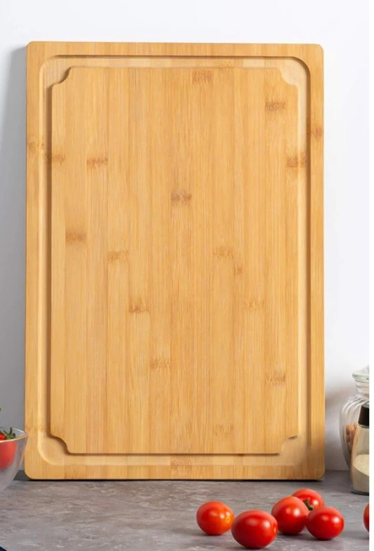 Premium 2-in-1 Extra Large Bamboo Chopping Board With Deep Juice Groove