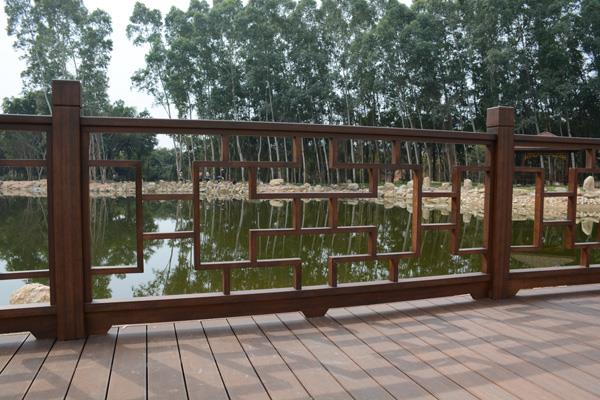 Bamboo- Railing In Hotel