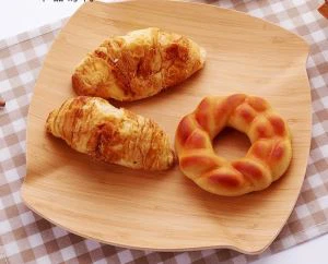 The Simple Style Bamboo Crafts: Bamboo Handbak En Bamboe Plaat Van Fruit / Thee / Brood