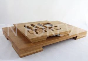 Bamboebestekset met uitschuiflade Bamboeschaalplank met beste prijs